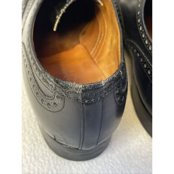 VTG Brooks Brothers Brooks English Devon Black Leather Wingtip Brogue Oxford main image 7